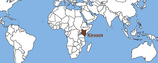 Кофе Kenia (Кения) купить с доставкой по России